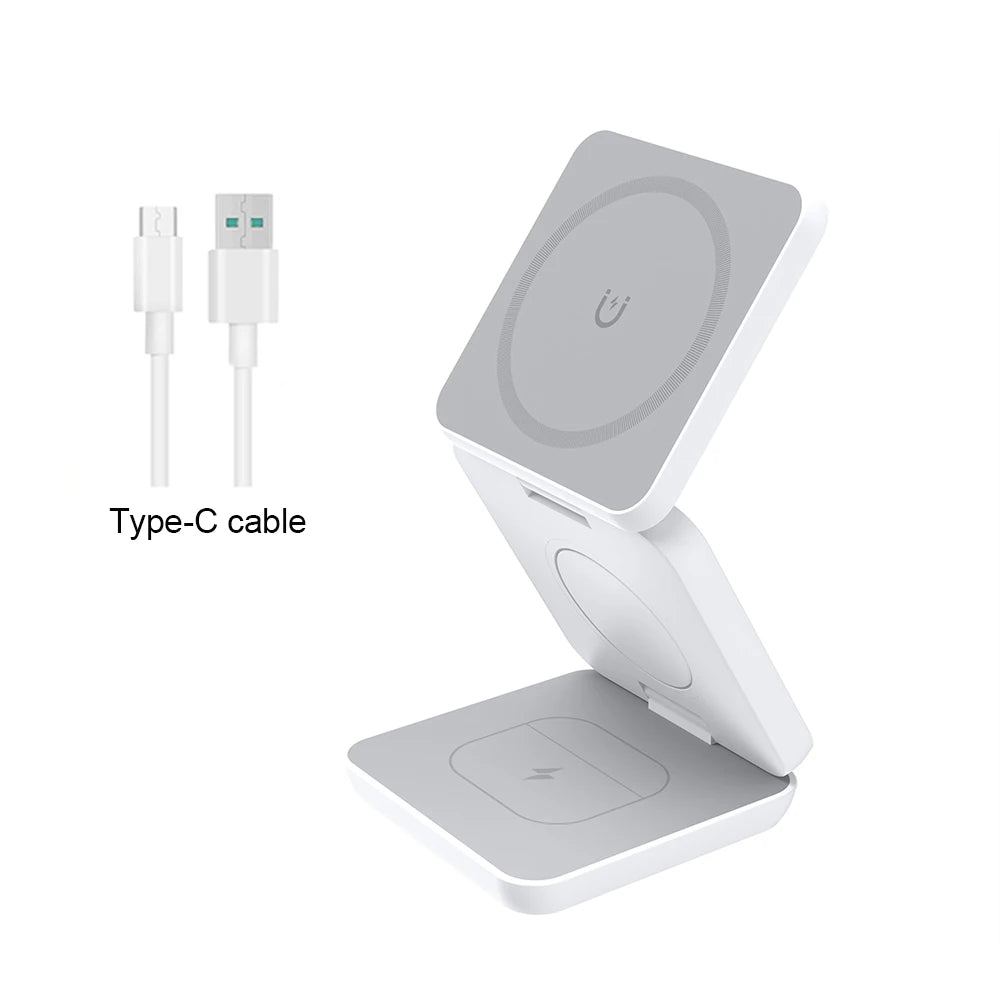 Station de Charge 3-en-1 Pliable